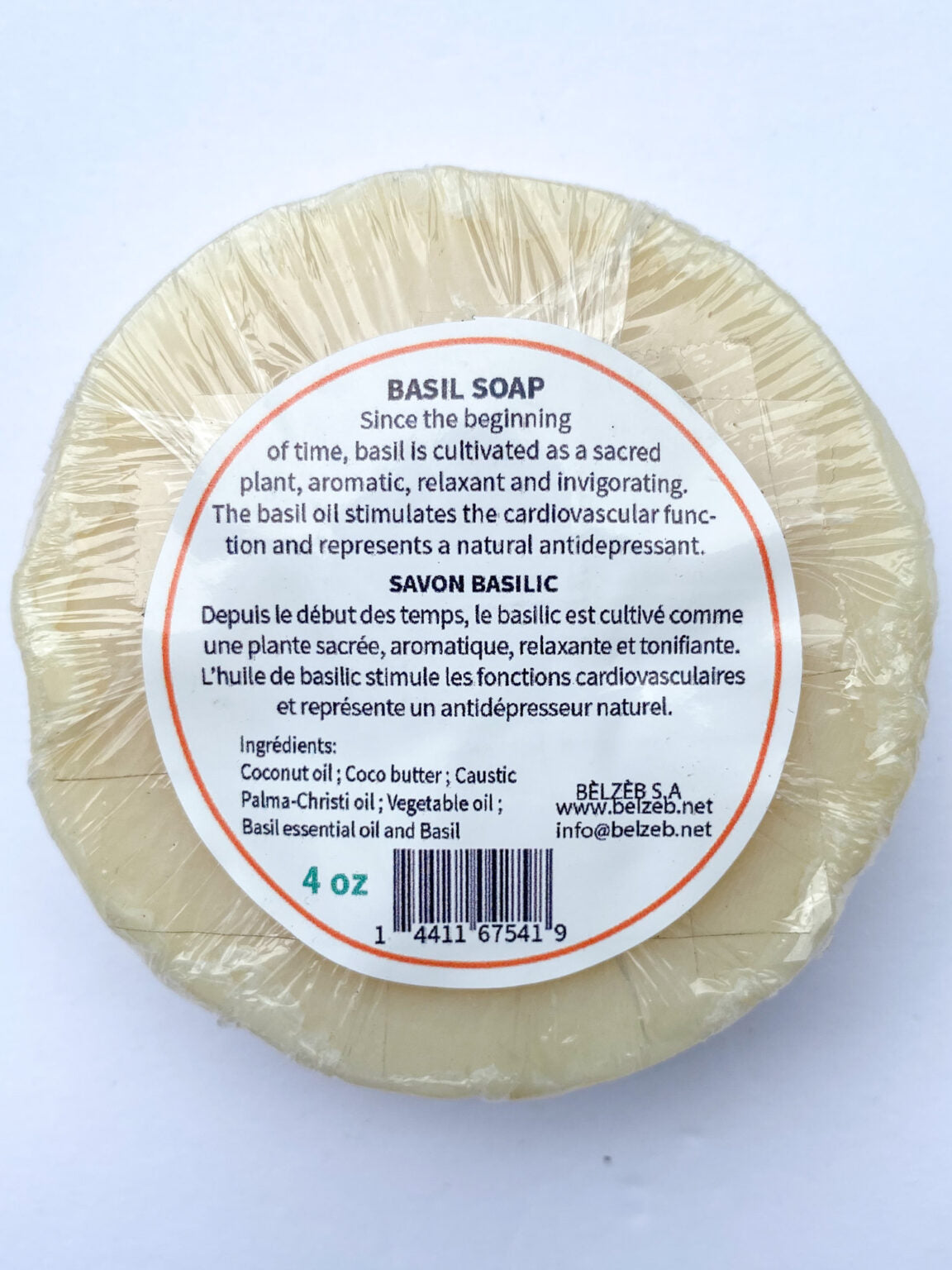 Basil Soap (Bēl zēb) / Savon Basilic