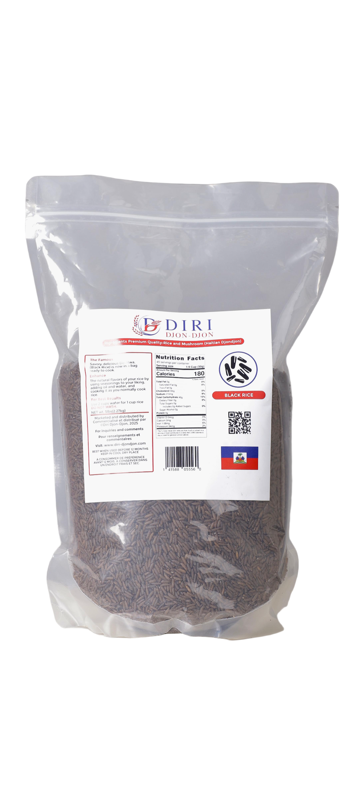 Diri DjonDjon | Haitian Mushroom Rice