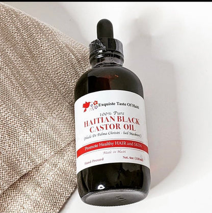 Haitian Black Castor Oil 100% Natural