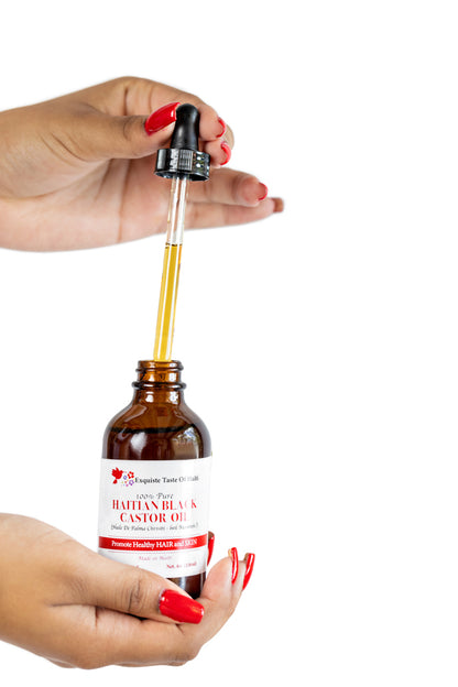 Haitian Black Castor Oil 100% Natural | LWIL MASKRETI